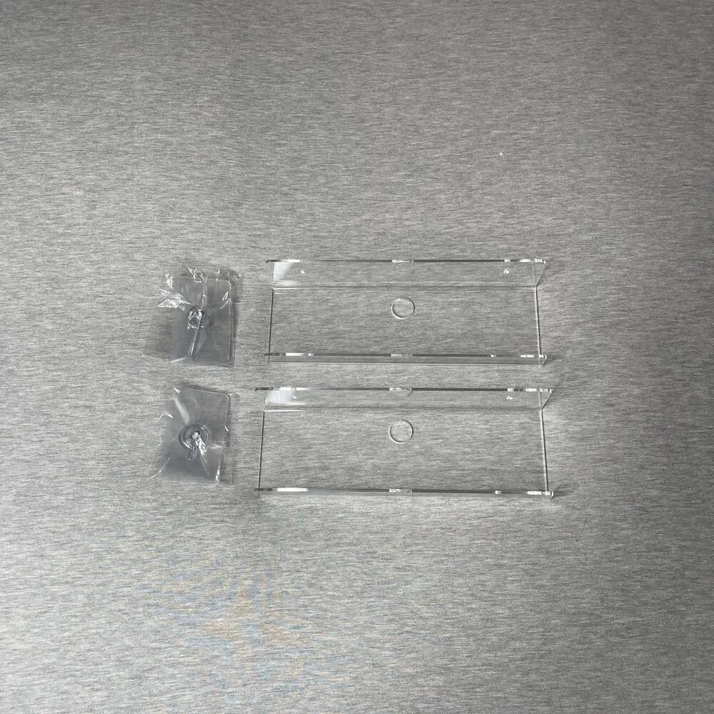 Mocoosy 10” Clear Acrylic Floating Shelves 2 PCS. Set